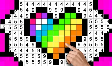 Colorize Coloring By Number Gameplay Colorize Coloring By Number Gameplay - Game screenshot