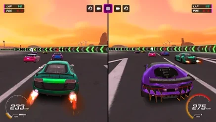 Night City Racing Action - Game screenshot