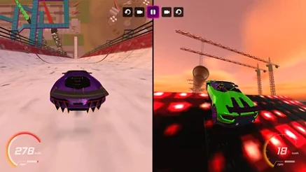 Night City Racing Character - Game screenshot
