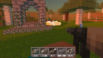 Shooter Craft Zombie Apocalypse Character Shooter Craft Zombie Apocalypse Character - Game screenshot