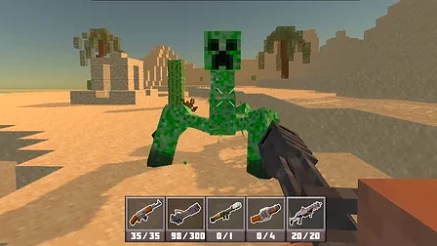 Shooter Craft Zombie Apocalypse Multiplayer Shooter Craft Zombie Apocalypse Multiplayer - Game screenshot