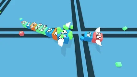 Snake 2048 Level Snake 2048 Level - Game screenshot