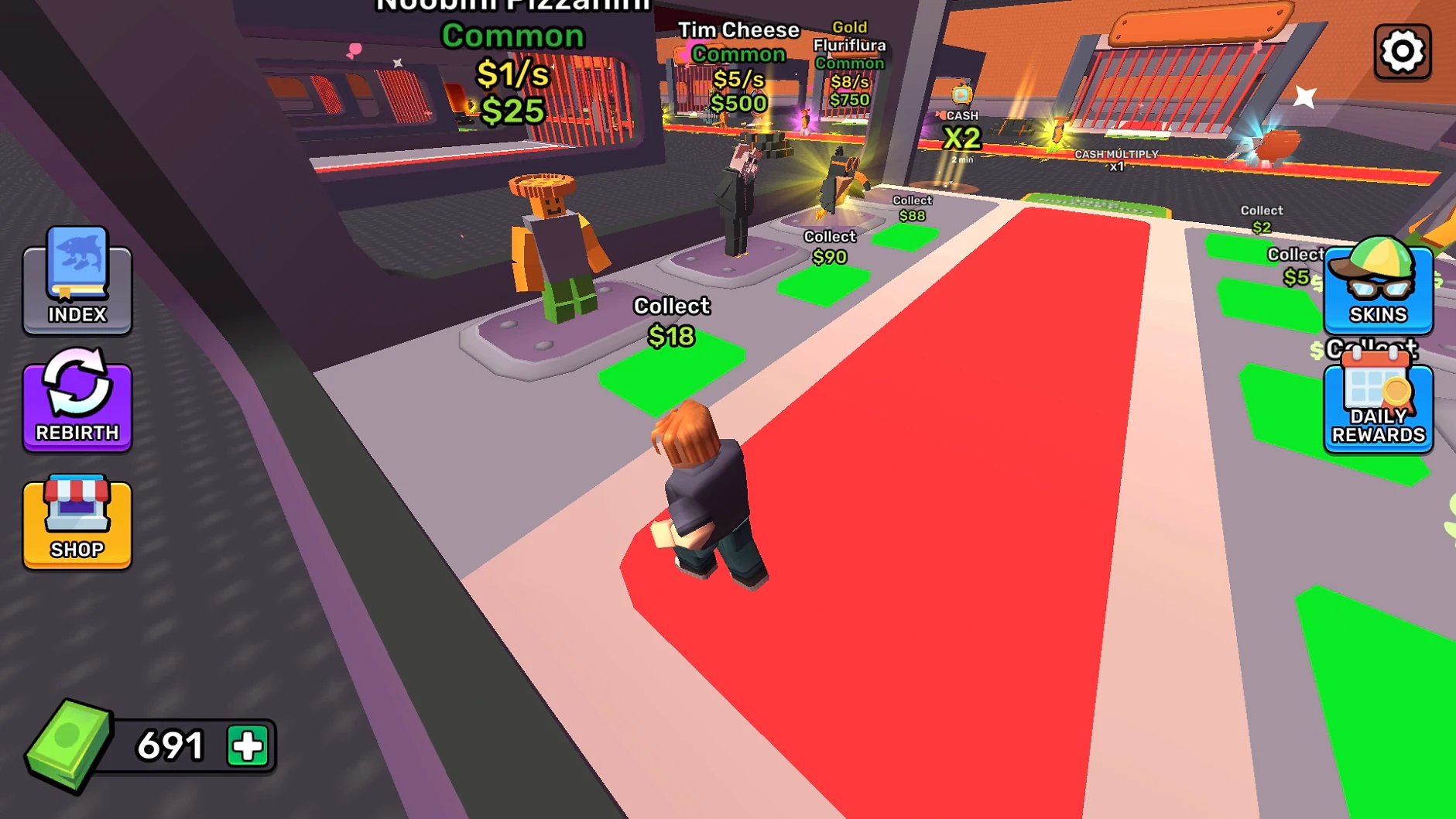 Steal A Brainrot Original 3d Multiplayer - Game screenshot